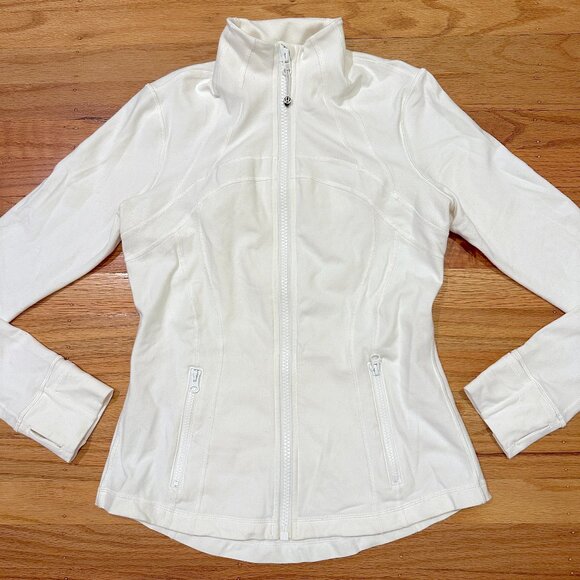 Lululemon Size 8 White Define Jacket Luon - Picture 1 of 2